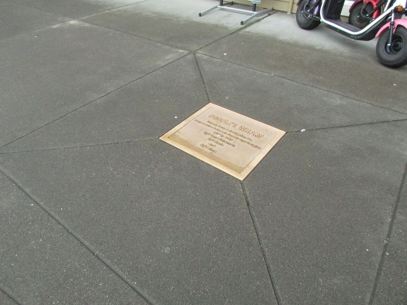 People�s Wharf Marker image. Click for full size.