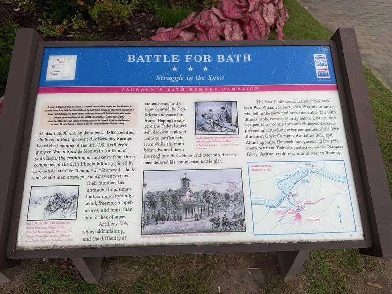 Battle for Bath Marker image. Click for full size.