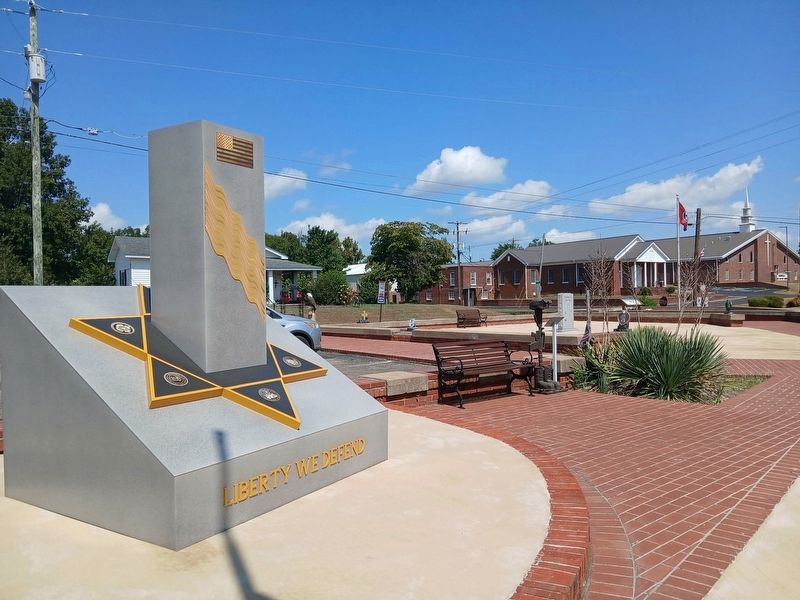 Adamsville War Memorial Park Marker. Click for full size. Adamsville War Memorial Park Marker image. Click for full size.