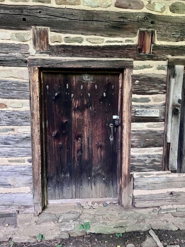 Yeaple Cabin Marker. Click for full size. Yeaple Cabin Marker image. Click for full size.