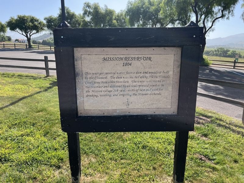 Mission Reservoir Marker. Click for full size. Mission Reservoir Marker image. Click for full size.