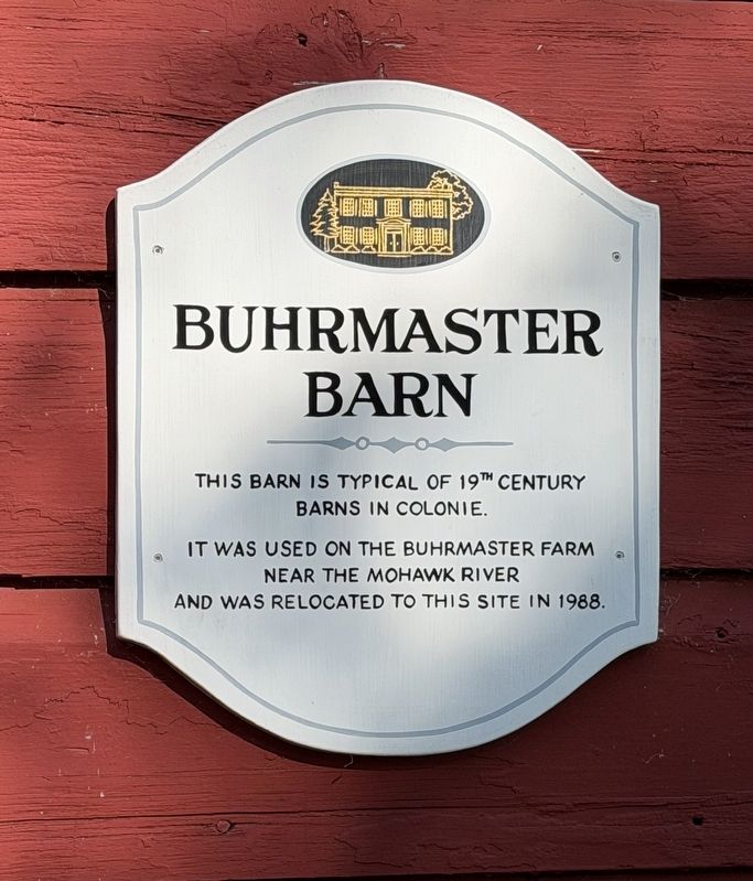 Buhrmaster Barn Marker. Click for full size. Buhrmaster Barn Marker image. Click for full size.
