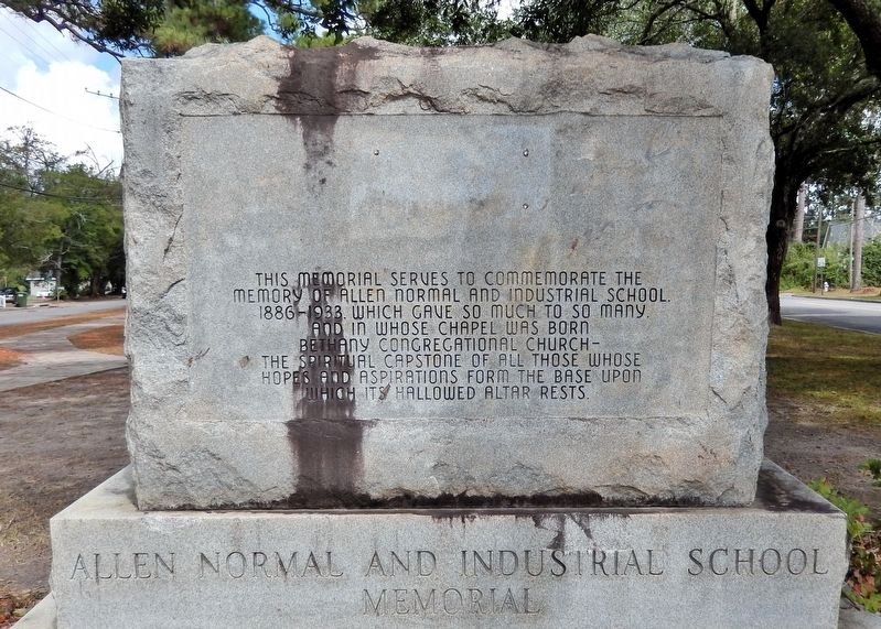Allen Normal and Industrial School Marker. Click for full size. Allen Normal and Industrial School Marker image. Click for full size.