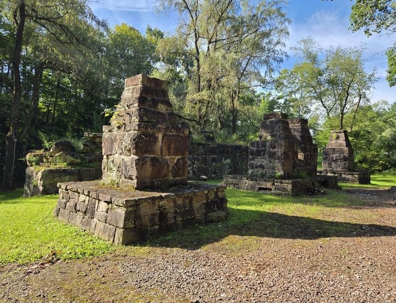 Reconstructed Tipple Supports in Orenda Park image. Click for full size.