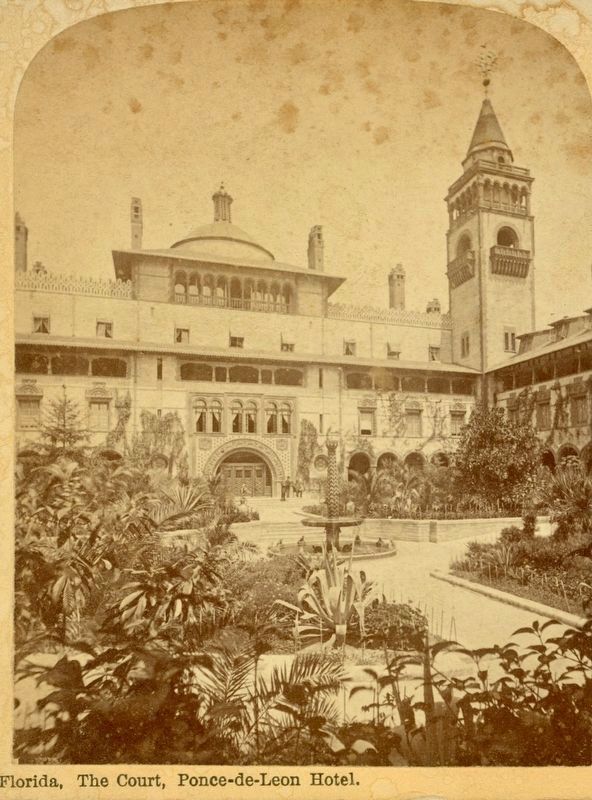 Ponce-de-Leon Hotel Courtyard. Click for full size. Ponce-de-Leon Hotel Courtyard image. Click for full size.