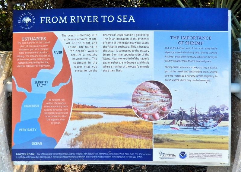 From River to Sea Marker. Click for full size. From River to Sea Marker image. Click for full size.