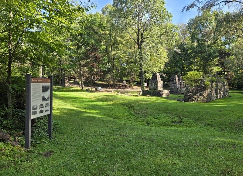 Town of Boswell Marker. Click for full size. Town of Boswell Marker image. Click for full size.
