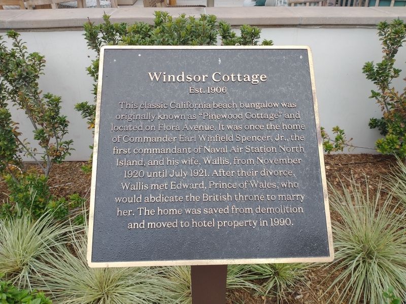 Windsor Cottage Marker. Click for full size. Windsor Cottage Marker image. Click for full size.