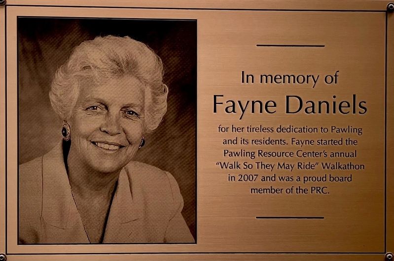 Fayne Daniels Marker. Click for full size. Fayne Daniels Marker image. Click for full size.
