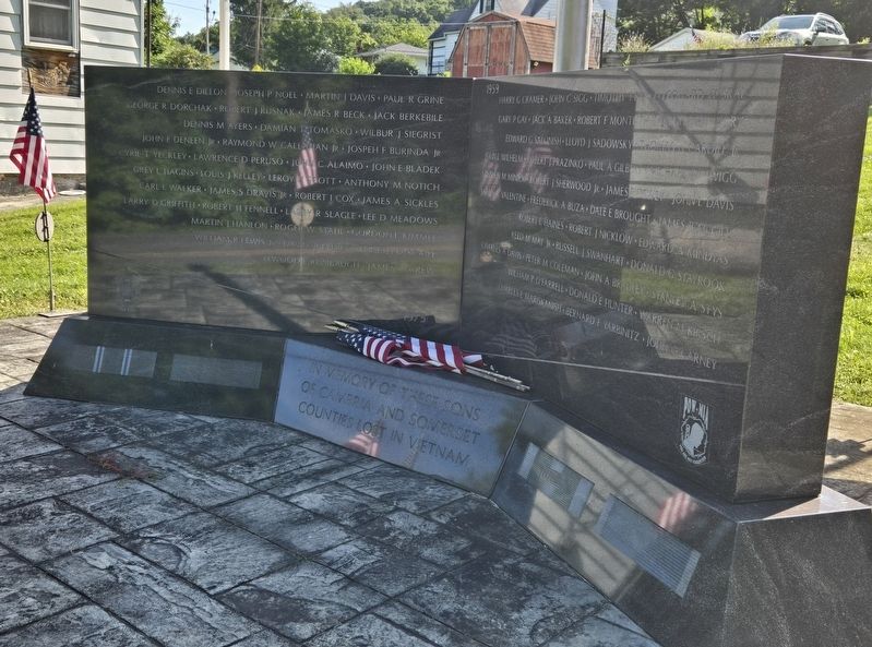 Tire Hill Vietnam Memorial. Click for full size. Tire Hill Vietnam Memorial image. Click for full size.