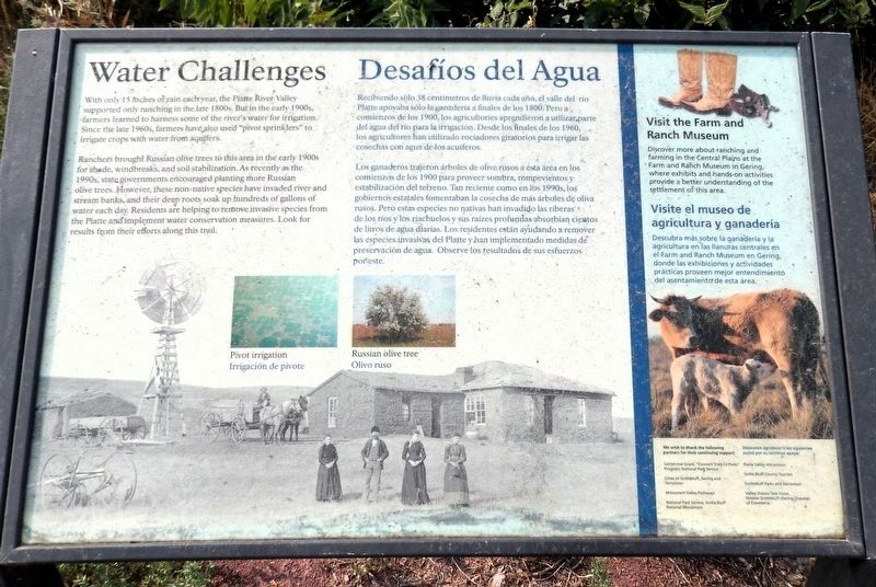 Water Challenges/Desafíos del Agua Marker. Click for full size. Water Challenges/Desafíos del Agua Marker image. Click for full size.