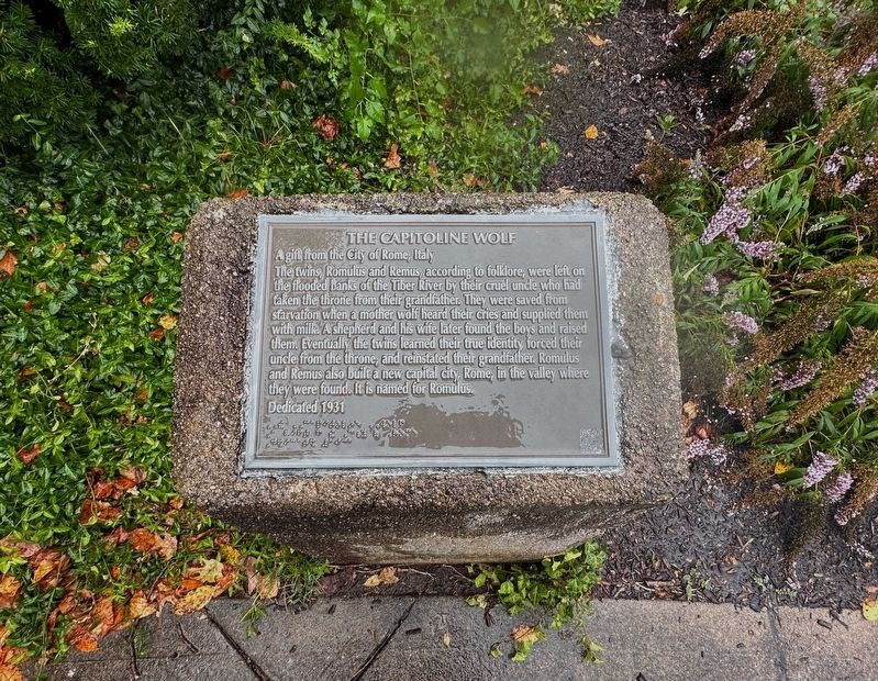 The Capitoline Wolf Marker. Click for full size. The Capitoline Wolf Marker image. Click for full size.