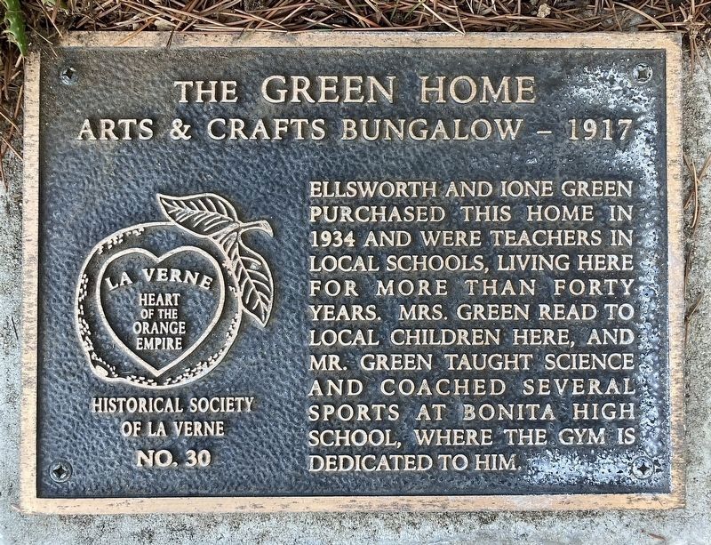 Green Home Marker. Click for full size. Green Home Marker image. Click for full size.