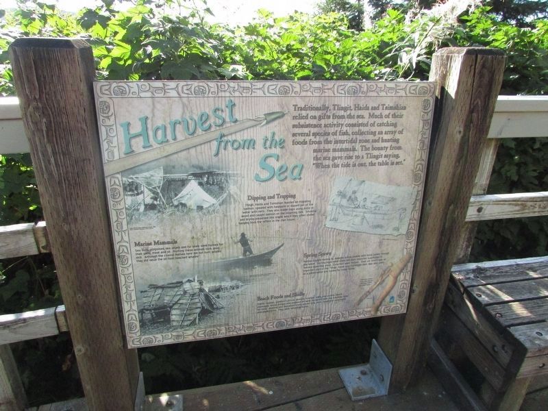 Harvest from the Sea Marker. Click for full size. Harvest from the Sea Marker image. Click for full size.