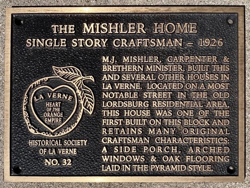 Mishler Home Marker. Click for full size. Mishler Home Marker image. Click for full size.