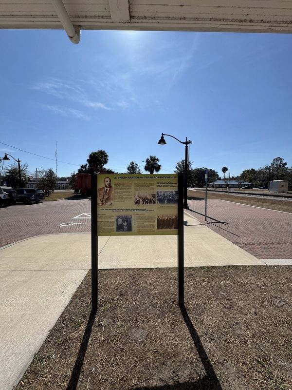 A. Phillip Randolph Transportation Hub Marker. Click for full size. A. Phillip Randolph Transportation Hub Marker image. Click for full size.