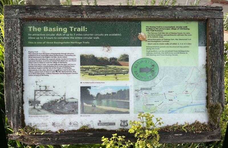 The Basing Trail Marker. Click for full size. The Basing Trail Marker image. Click for full size.