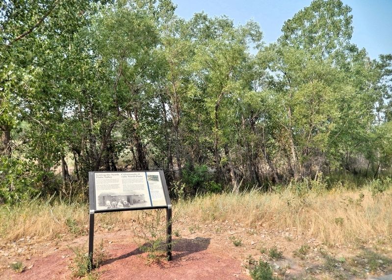 Settling the North Platte Valley/Colonizando el valle North Platte Marker. Click for full size. Settling the North Platte Valley/Colonizando el valle North Platte Marker image. Click for full size.