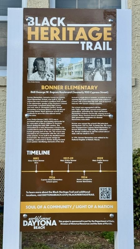 Bonner Elementary Marker. Click for full size. Bonner Elementary Marker image. Click for full size.