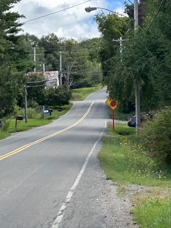Scott Methodist Church Marker - Looking east to the intersection with State Route 41.. Click for full size. Scott Methodist Church Marker - Looking east to the intersection with State Route 41. image. Click for full size.