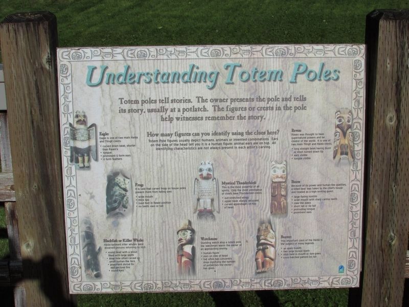 Understanding Totem Poles Marker. Click for full size. Understanding Totem Poles Marker image. Click for full size.