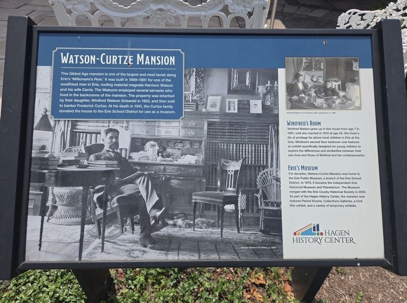 Watson-Curtze Mansion Marker image. Click for full size.