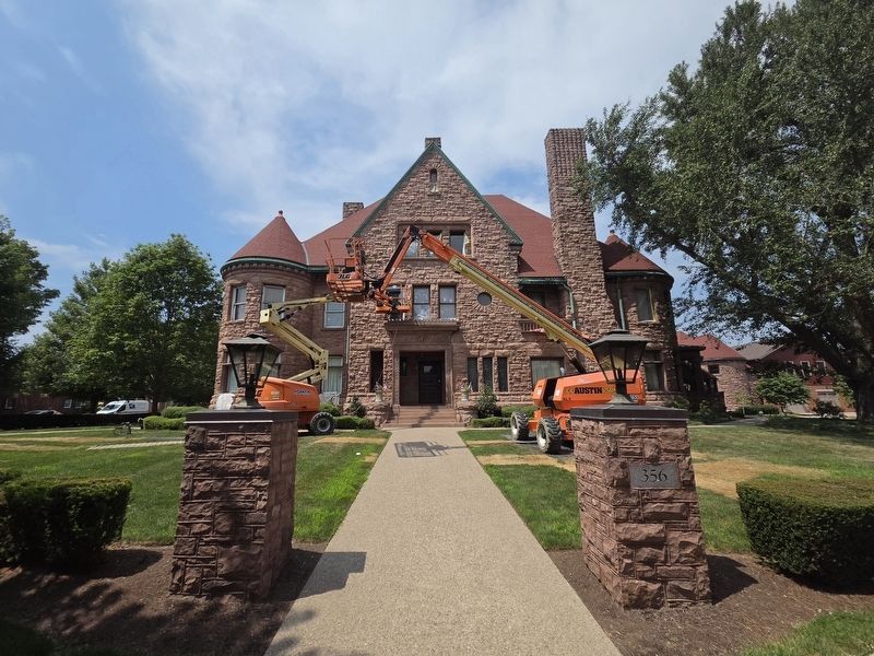 View of the Watson-Curtze Mansion from West 6th Street image. Click for full size.