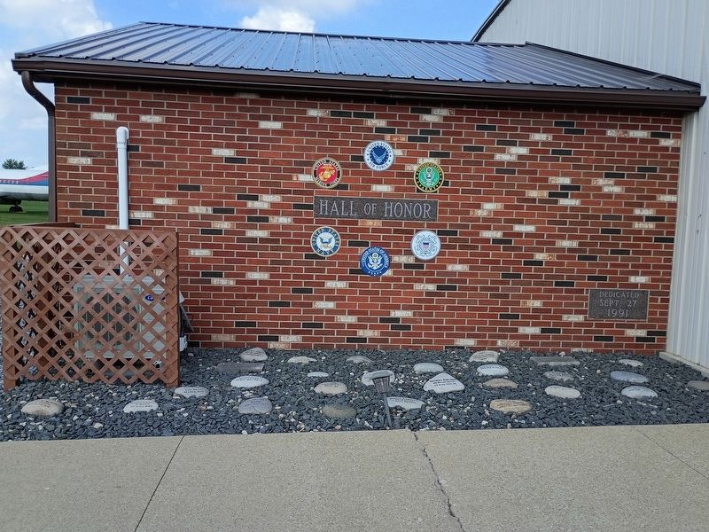 Hall of Honor Marker. Click for full size. Hall of Honor Marker image. Click for full size.