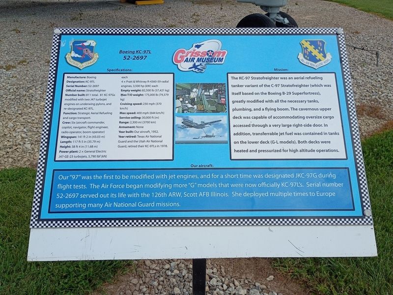 Boeing KC-97L Marker. Click for full size. Boeing KC-97L Marker image. Click for full size.