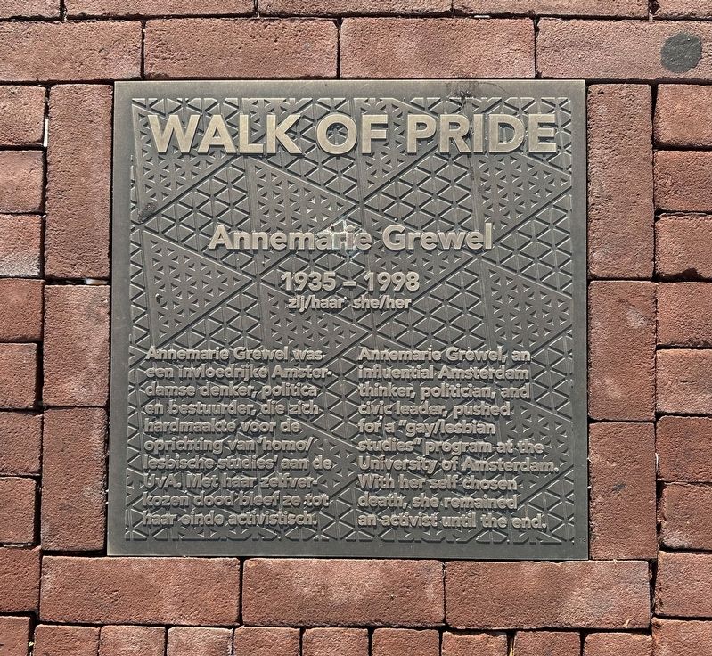 Annemarie Grewel Marker image. Click for full size.
