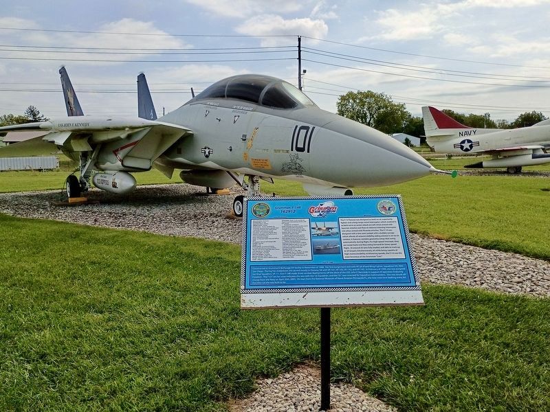 Grumman F-14B and Marker. Click for full size. Grumman F-14B and Marker image. Click for full size.