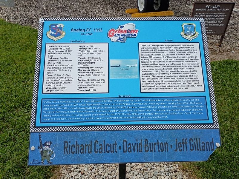 Boeing EC-135L Marker. Click for full size. Boeing EC-135L Marker image. Click for full size.