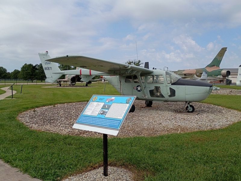 Cessna O-2A and Marker. Click for full size. Cessna O-2A and Marker image. Click for full size.