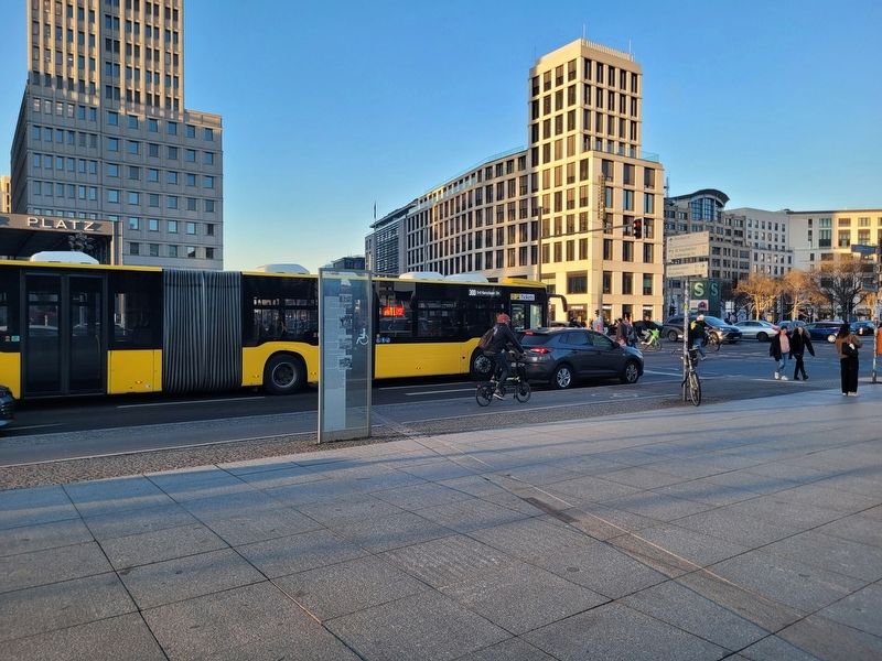 Potsdamer Platz Marker. Click for full size. Potsdamer Platz Marker image. Click for full size.