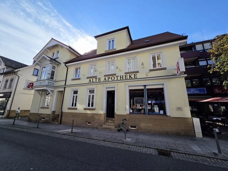 Alte Apotheke / Old Pharmacy and Marker. Click for full size. Alte Apotheke / Old Pharmacy and Marker image. Click for full size.