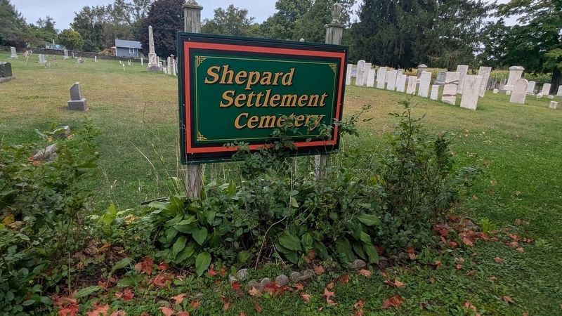 Shepard Settlement Cemetery. Click for full size. Shepard Settlement Cemetery image. Click for full size.
