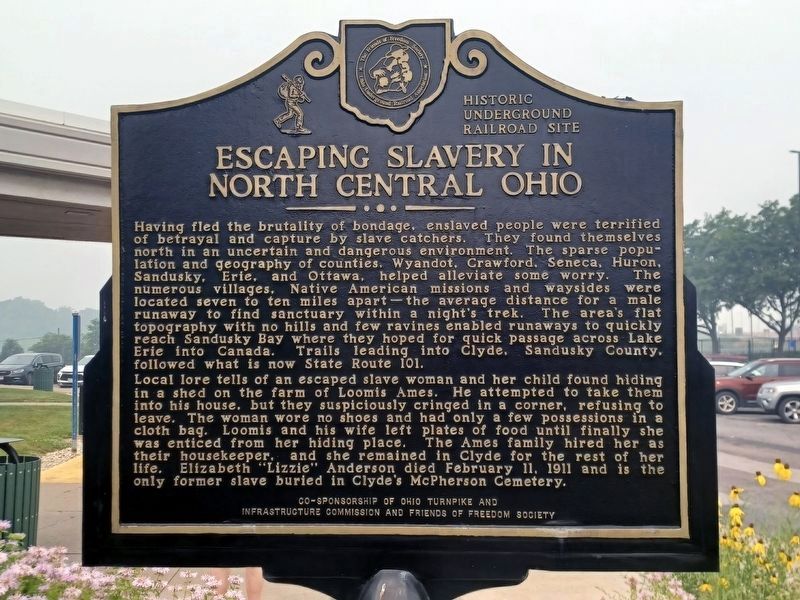 Escaping Slavery In North Central Ohio Marker (side 2). Click for full size. Escaping Slavery In North Central Ohio Marker (side 2) image. Click for full size.