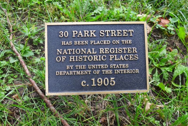 National Register Marker located in the front yard of William C. Embury house. Click for full size. National Register Marker located in the front yard of William C. Embury house image. Click for full size.