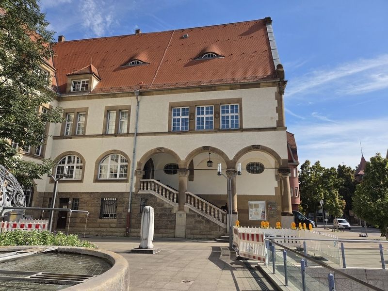 Bezirksrathaus / District Town Hall Marker. Click for full size. Bezirksrathaus / District Town Hall Marker image. Click for full size.