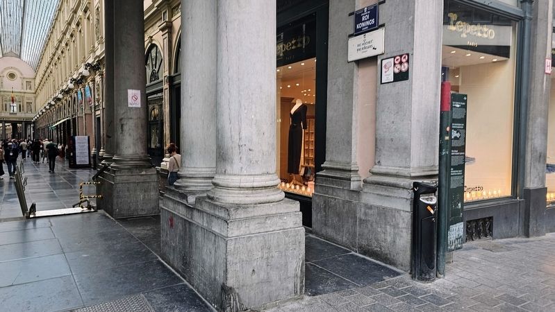 The Royal Saint-Hubert Galleries Marker. Click for full size. The Royal Saint-Hubert Galleries Marker image. Click for full size.