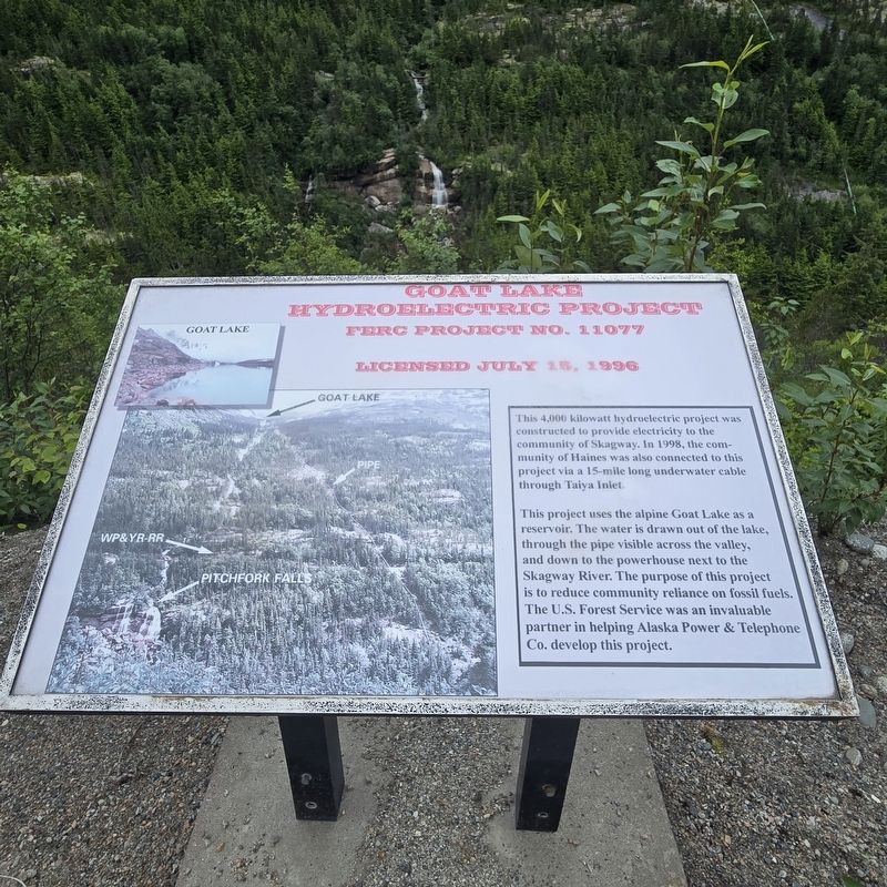 Goat Lake Marker. Click for full size. Goat Lake Marker image. Click for full size.