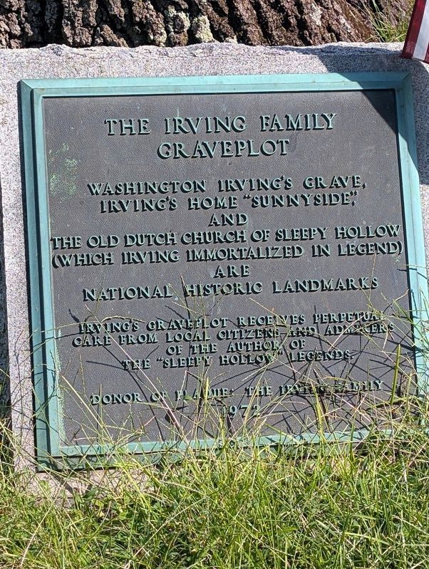 Irving Family Graveplot Marker. Click for full size. Irving Family Graveplot Marker image. Click for full size.