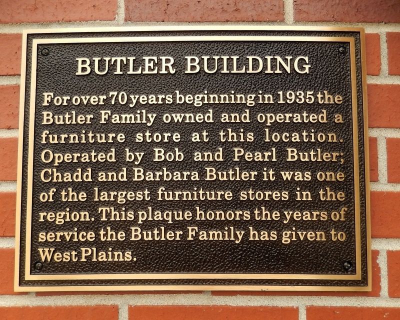 Butler Building Marker image. Click for full size.