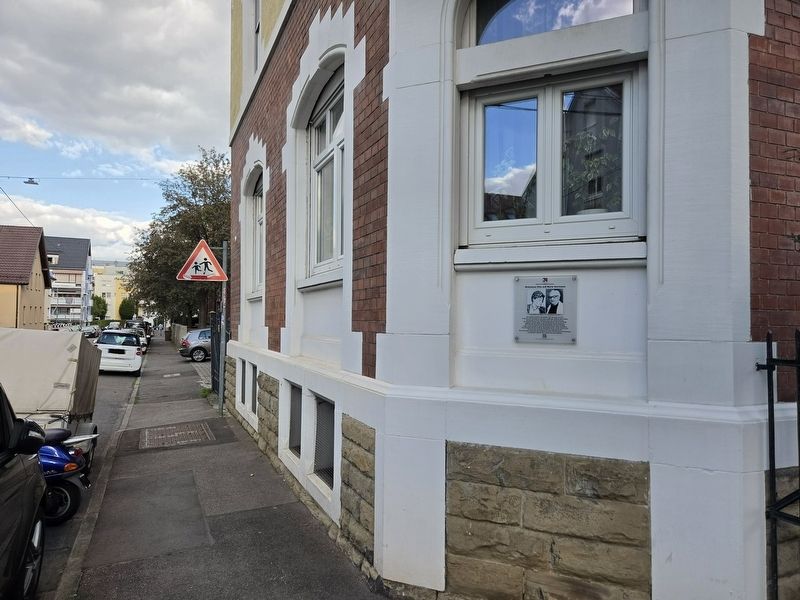 Wohnhaus Otto und Maria Herrmann / Residence of Otto and Maria Herrmann Marker. Click for full size. Wohnhaus Otto und Maria Herrmann / Residence of Otto and Maria Herrmann Marker image. Click for full size.