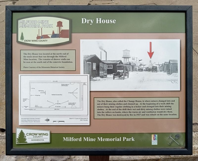Dry House Marker. Click for full size. Dry House Marker image. Click for full size.