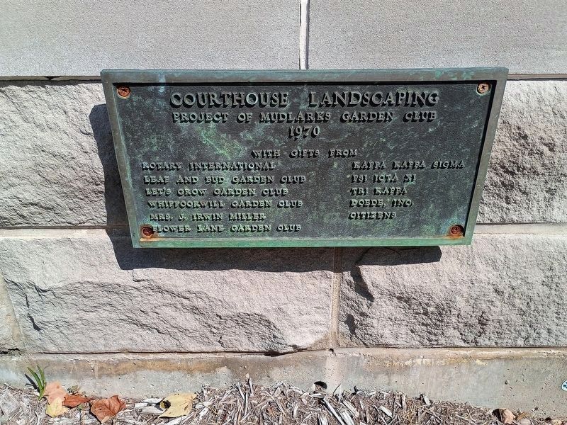 Bartholomew County Courthouse Marker. Click for full size. Bartholomew County Courthouse Marker image. Click for full size.