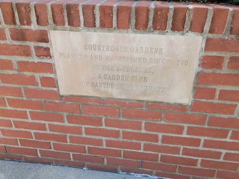 Bartholomew County Courthouse Marker. Click for full size. Bartholomew County Courthouse Marker image. Click for full size.