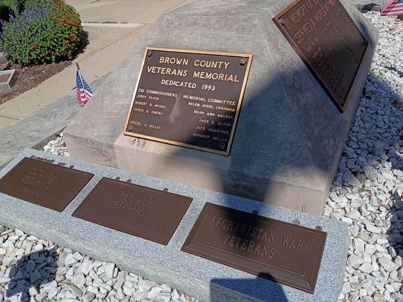 Brown County Veterans Memorial image. Click for full size.