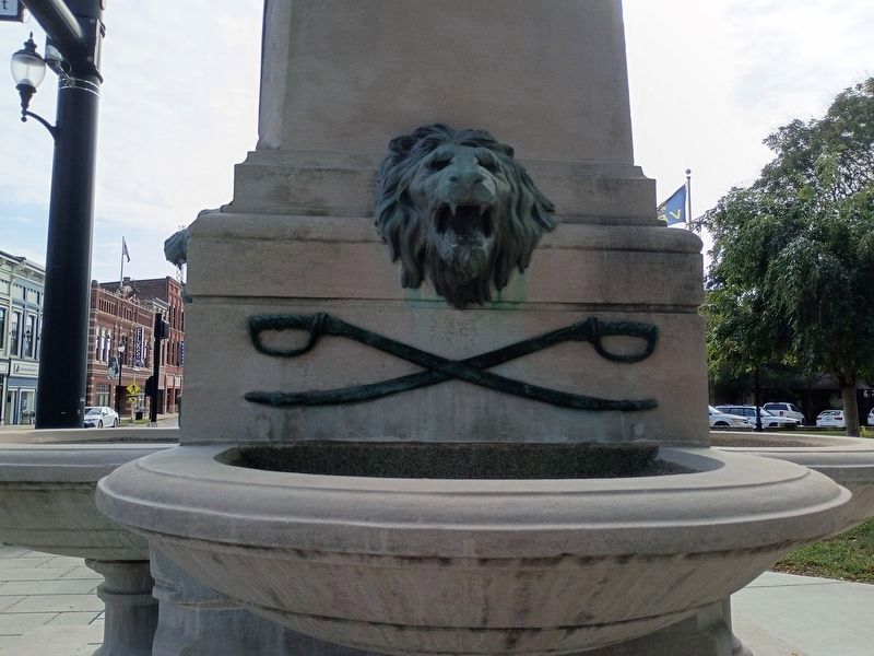 Johnson County Civil War Memorial. Click for full size. Johnson County Civil War Memorial image. Click for full size.