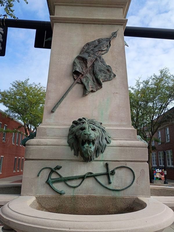 Johnson County Civil War Memorial. Click for full size. Johnson County Civil War Memorial image. Click for full size.